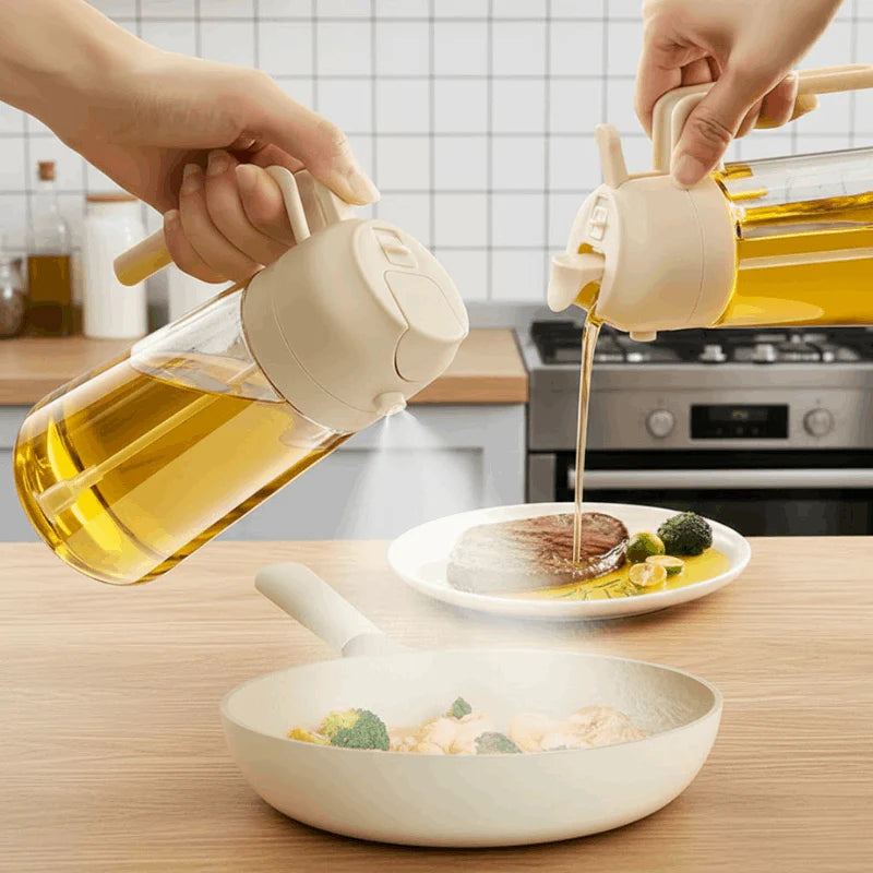 Oil Spray Bottle – Control Oil, Cook Healthy | Even Spray & No Waste