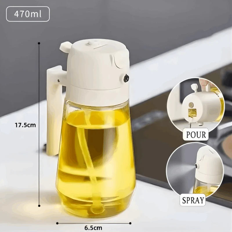 Oil Spray Bottle – Control Oil, Cook Healthy | Even Spray & No Waste