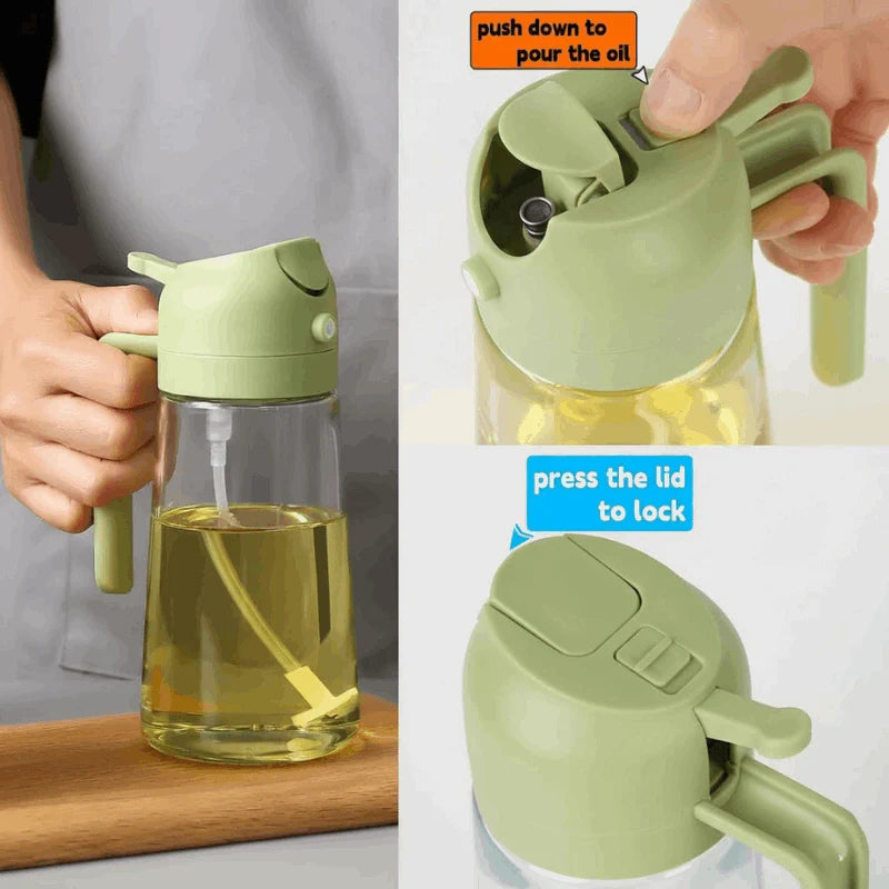 Oil Spray Bottle β Control Oil, Cook Healthy | Even Spray & No Waste