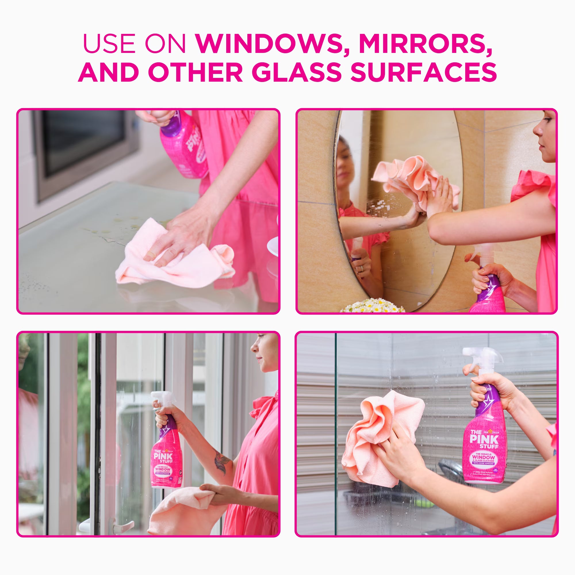 Glass Cleaner – Streak-Free Shine | Crystal Clear Windows & Mirrors in Seconds