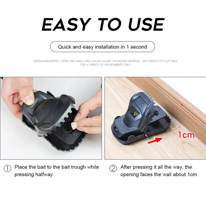 Durable Mouse Trap – Strong & Reusable Rodent Catcher