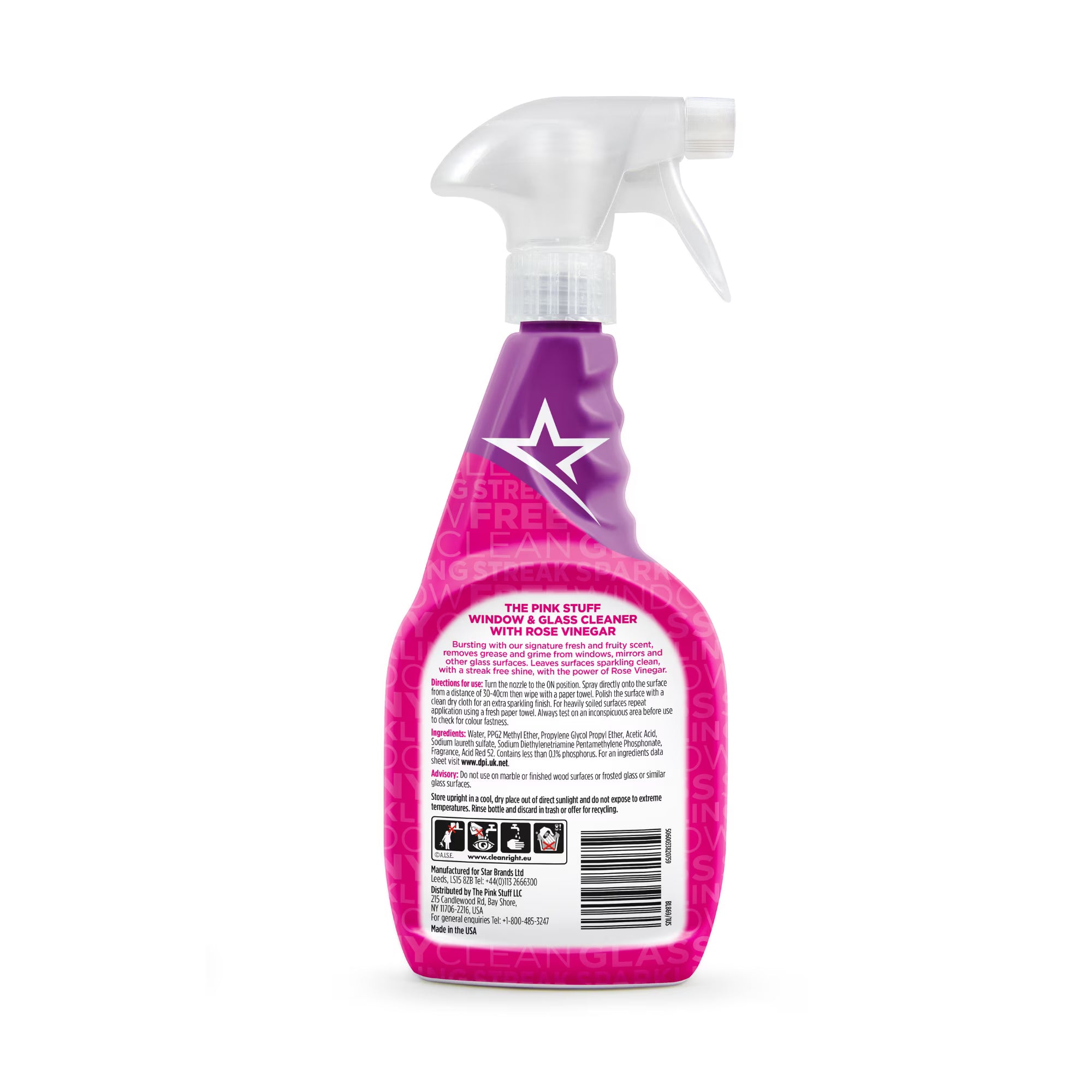 Glass Cleaner – Streak-Free Shine | Crystal Clear Windows & Mirrors in Seconds