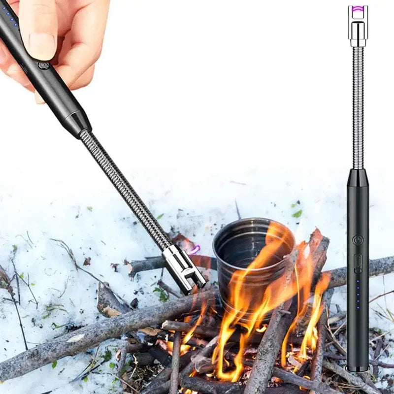 Electric Kitchen Lighter β Rechargeable & Windproof | Safe One-Click Ignition π₯