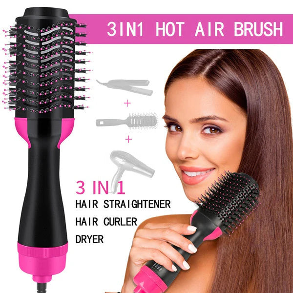 2-in-1 Hair Dryer Brush – Dry, Smooth & Style in Minutes | Salon Look at Home