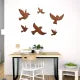 3D Wooden Sparrow Wall Decor – Elegant & Aesthetic Design | Beautify Your Home Instantly
