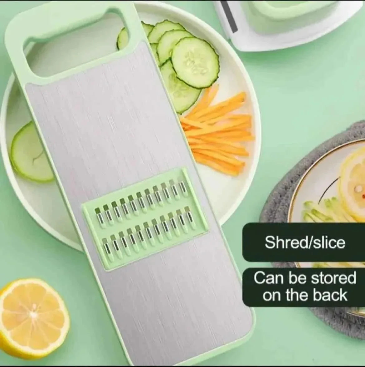 5-in-1 Vegetable Cutter – Fast, Easy & Mess-Free Kitchen Prep