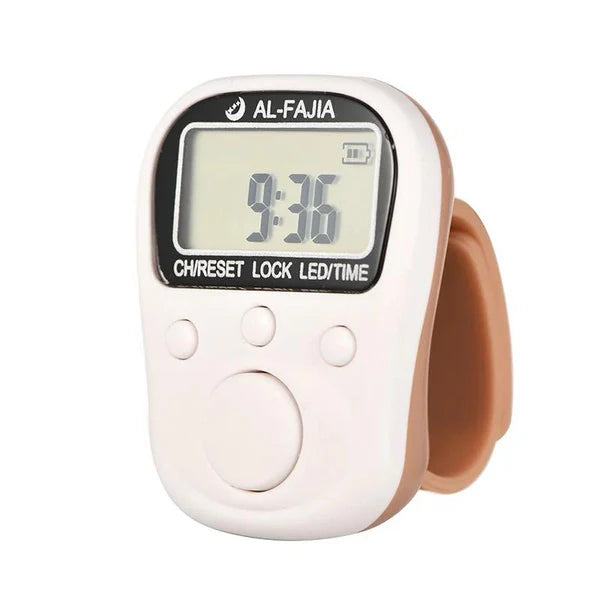 Digital Tasbeeh Finger Counter – Easy Zikr Anytime | Smart, Portable & Accurate