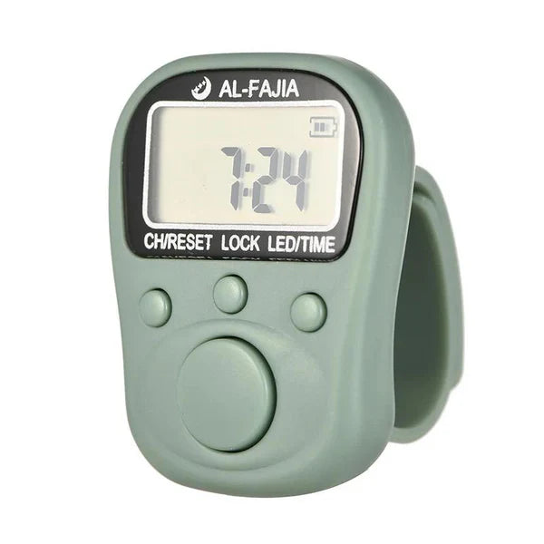 Digital Tasbeeh Finger Counter – Easy Zikr Anytime | Smart, Portable & Accurate